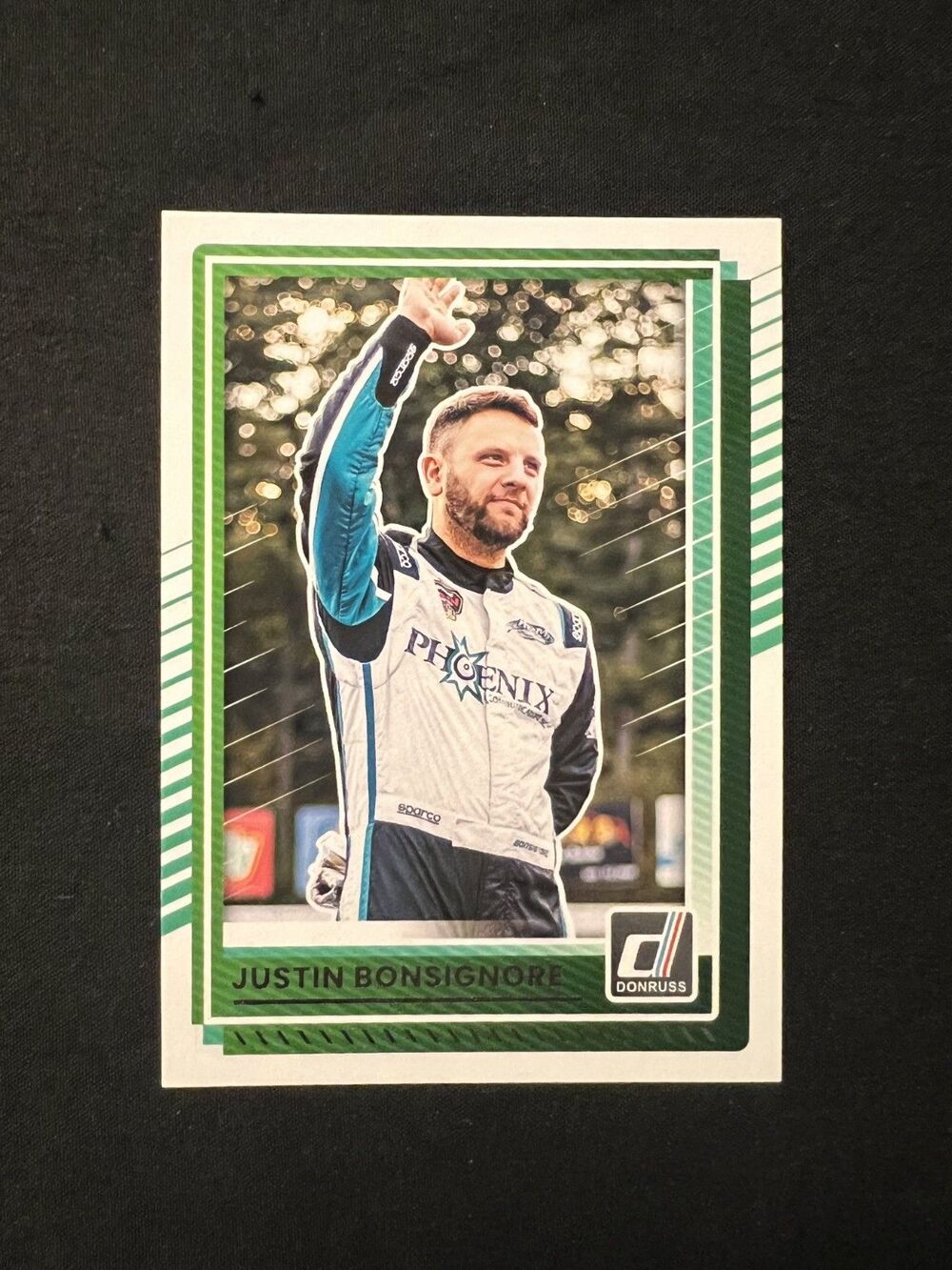 2025 Donruss Racing Justin Bonsignore #21 EX NASCAR Panini